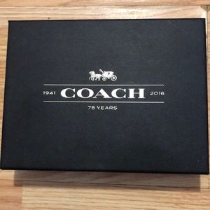 Brand new khaki colored coach wristlet